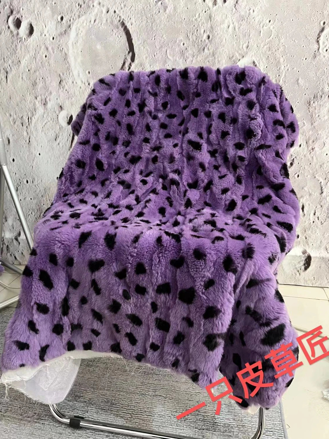Natural Rex rabbit fur plate genuine fur blanket large size DIY clothes sofa cushion mattress bag parka lining 240820
