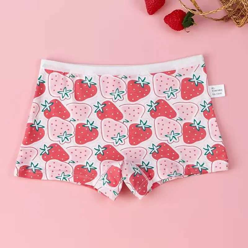 4pcs/Lot Cartoon Panties Cotton Short Pants Girls Underwear Suit 2-10Years Y240821