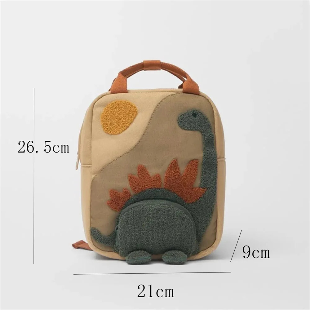 Baby Cartoon Dinosaur Bag Customized Name Childrens Day Gift Animal Backpack Personalized Embroidery 240820