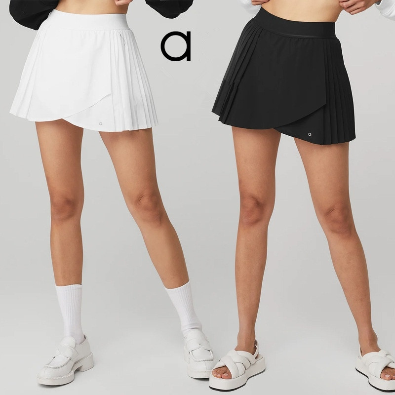 Skirts Yoga Tennis Badminton Skirt Dress Women Outdoor Sports Yoga Elastic Waistband Fashion Pleated Skirt