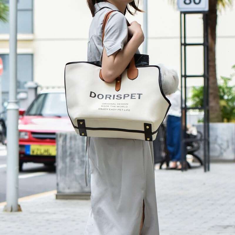 Cat Carrier Dog Carrier Pet Carrier Stylish Dog Purse Carrier Portable Pet Carrier Cat Carrier With Pockets Pet Travel Tote Bag With Pockets For Cat A
