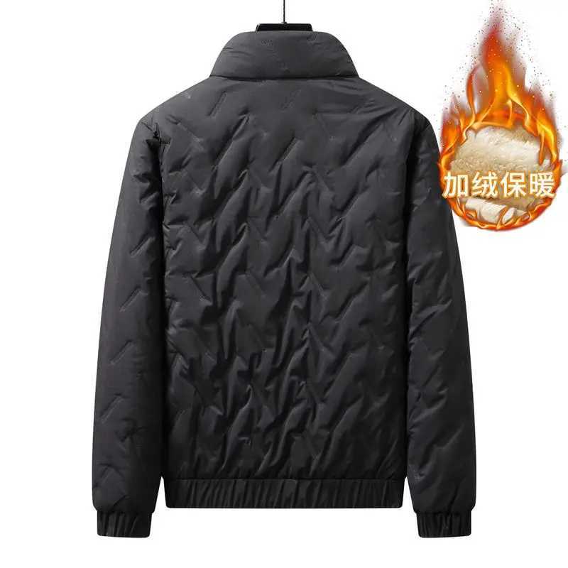 Winter Jackets Men Parkas Thicken Stand Up Collar Thickened Warm Windproof Coats Casual Fleece Lined Padded Jackets XL-7XLXJ240820