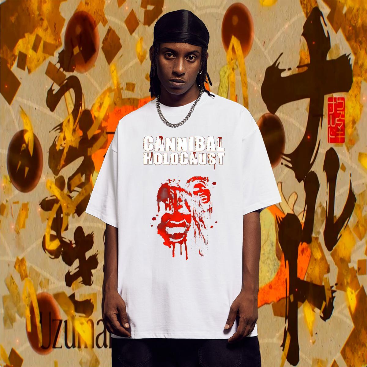 2024 Blody Men Tops Tees 230g Pure Cotton T-Shirts Oversized 3XL 4XL High Street Hip Hop Breathable Wholesale Tops Shirt