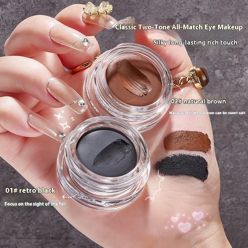 Silky Smooth Mingxizhi Eye Liner Gel - Moisture Lock Feature for All-Day Stay, Crease Resistance Design
