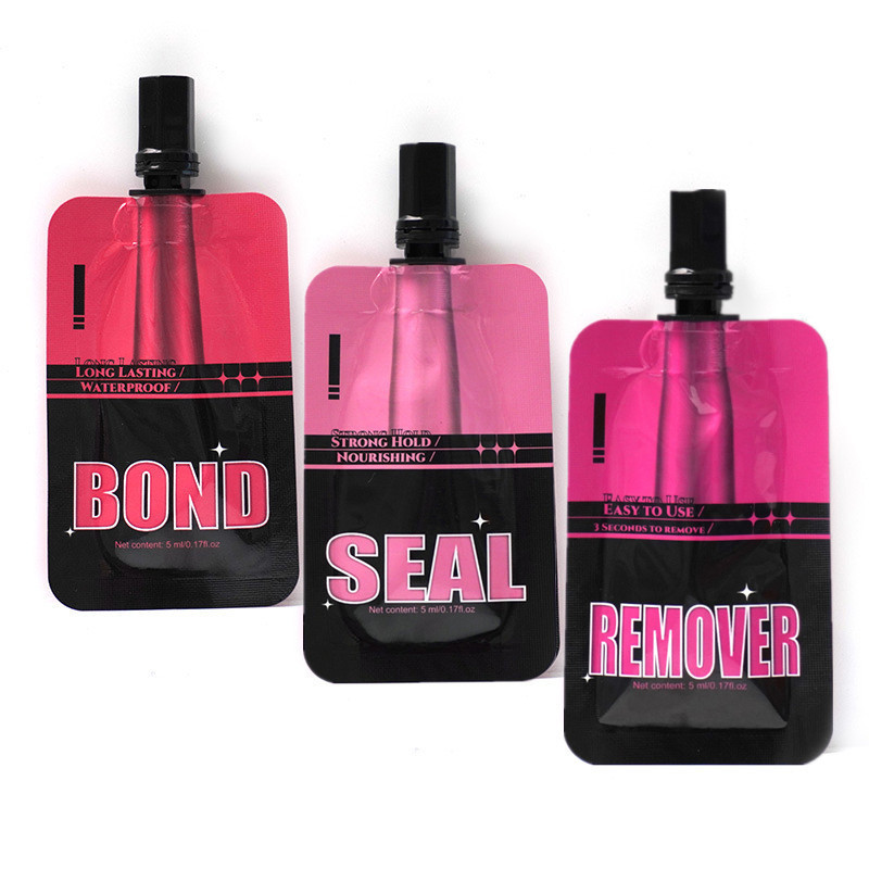 Lash Bond and Seal and Remover Easy to Use Strong Hold Long Lasting Waterproof Eyelash Glue and Removal for Cluster Lashes Individual Eyelash Extensio