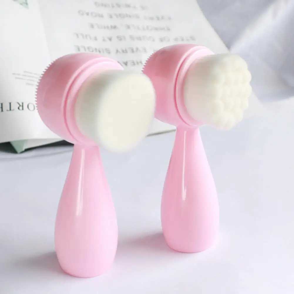 Universal Grasp Comfortable Multifunctional Facial Exfoliator Cleansing Brush Silicone Face Scrubber Beauty Equipment Y240821