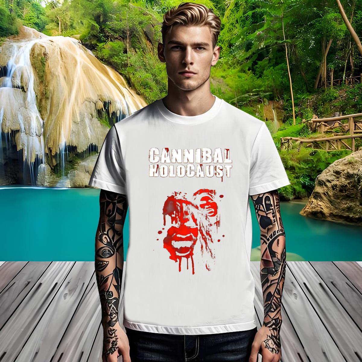 Wholesale Couples T Shirts 230g Pure Cotton Street Wear scary Breathable Soft Men T Shirts Brand Black Oversized Tees