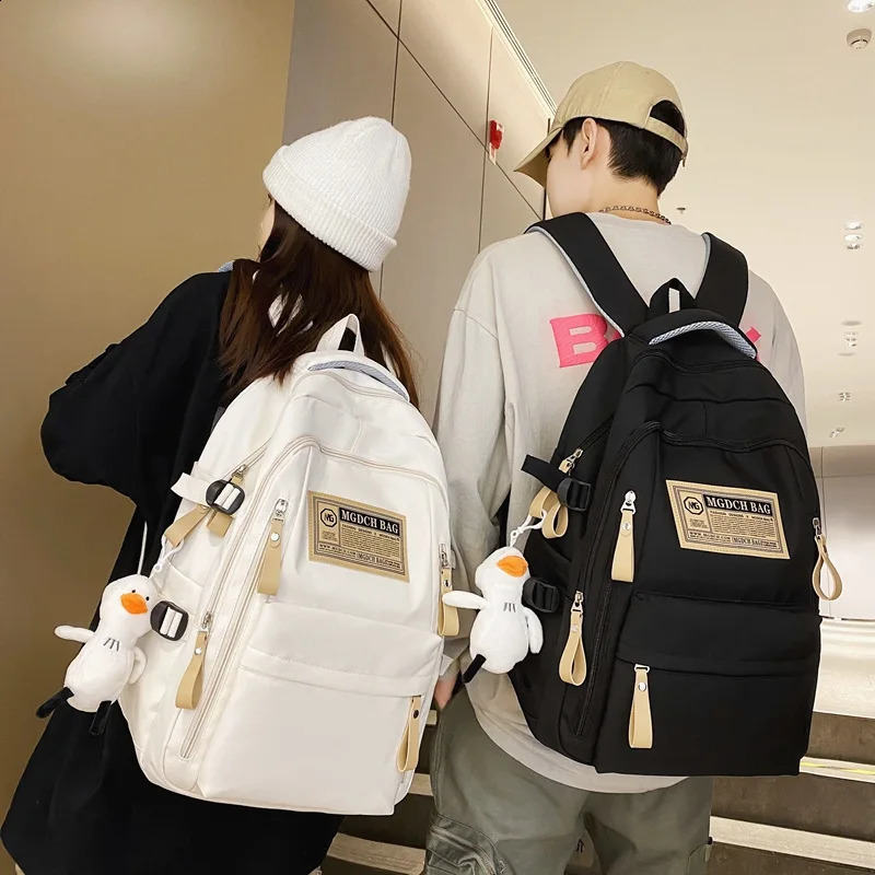 Fashion Big Student School Backpack Rucksack School Bag High Capacity Women Backpack Female Leisure Travel Mochila 240820