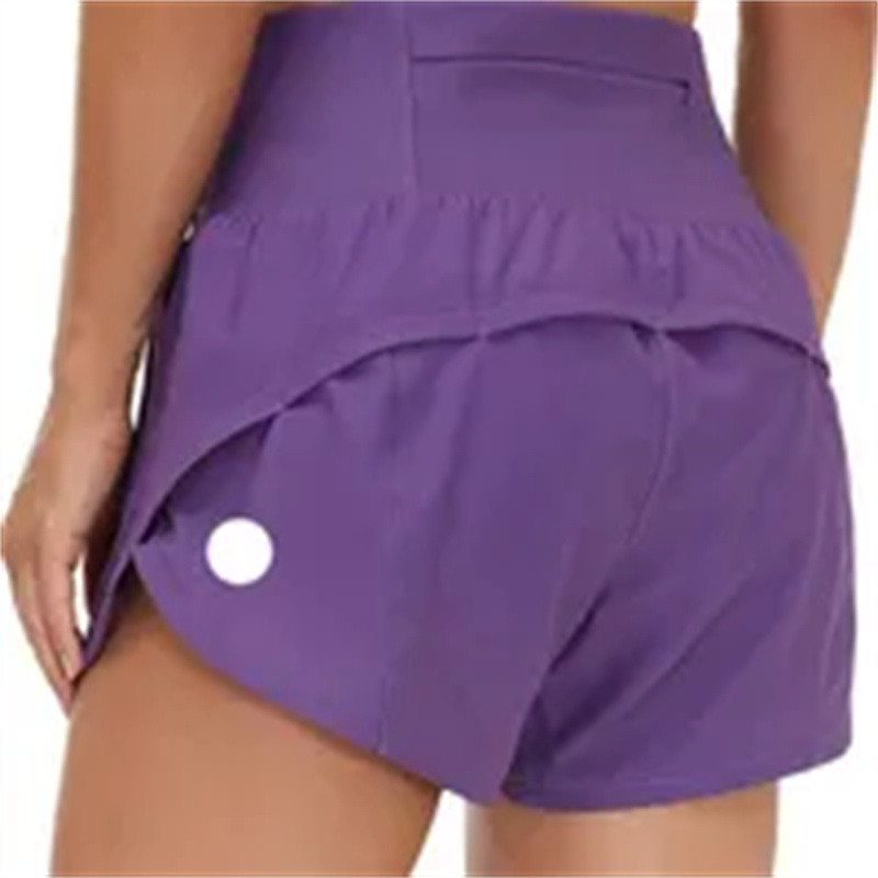 speed up highrise lined short waist sports shorts womens set quick drying loose running clothes back zipper pocket fiess yoga