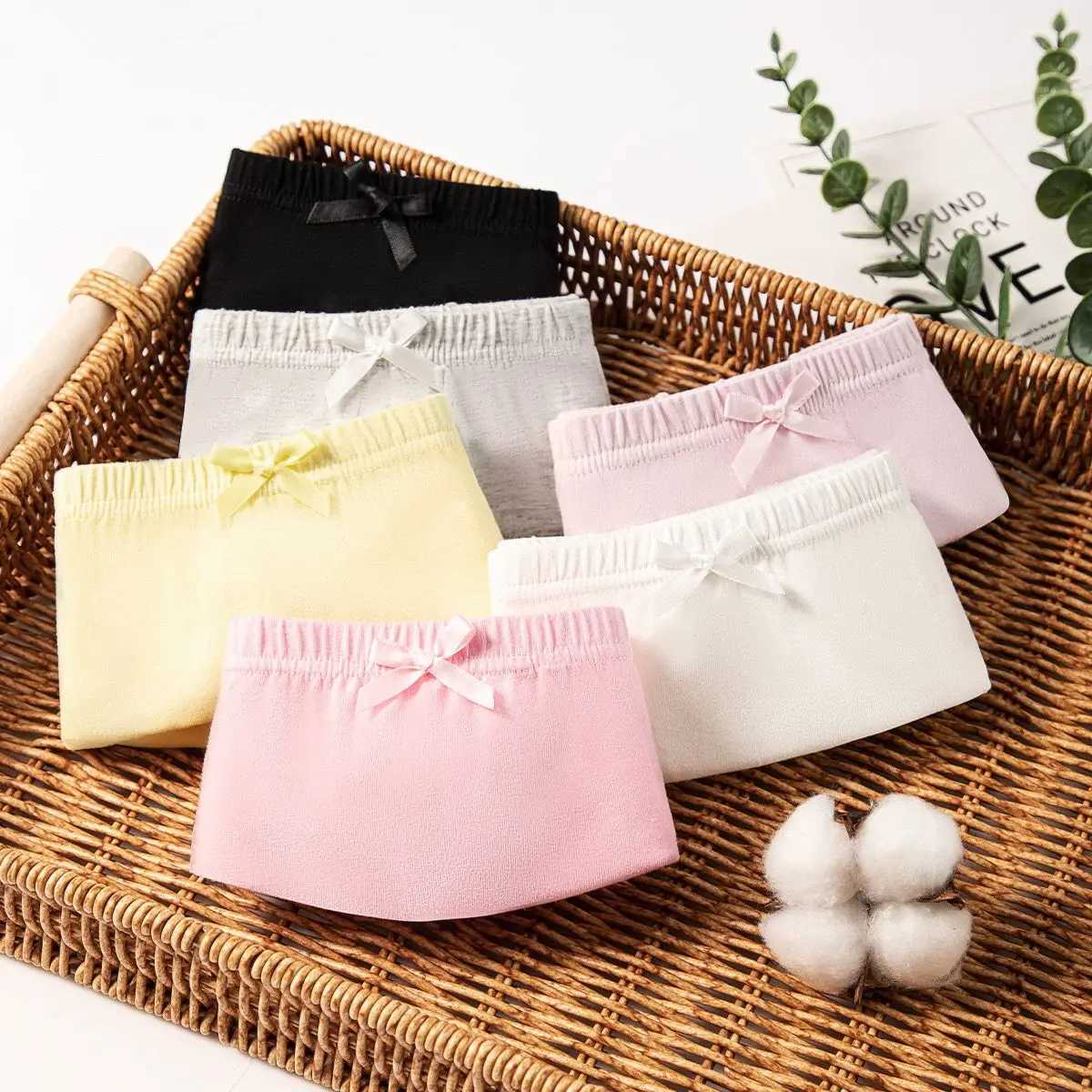 Cotton Kids Underwear Panties Lace Safety Pants Childrens Shorts Toddler Girls Clothes 2-12Years Y240821
