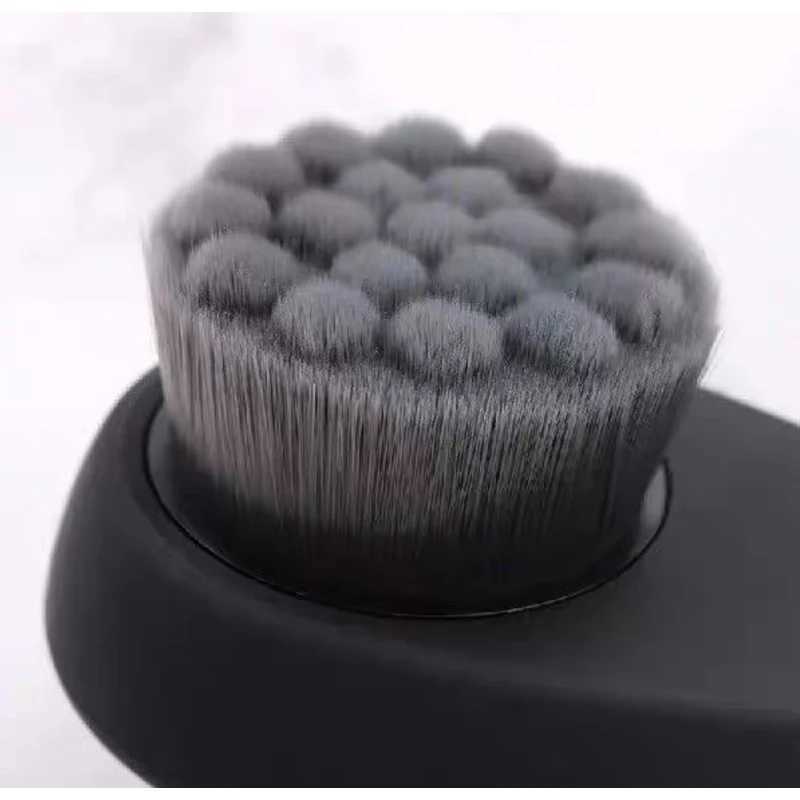 Face Care Tool Massage Scrubber Facial Cleansing Brush Wash Face Brush Soft Bamboo Charcoal Facial Cleansing Brush Y240821