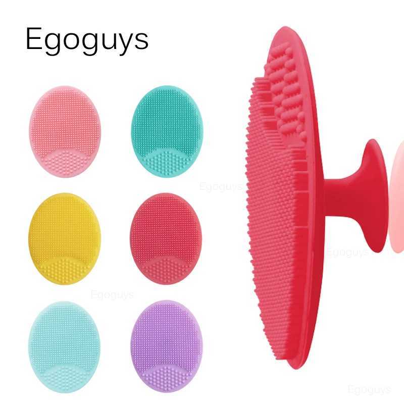 1PC Silicone Cleaning Brush Gel Washing Pad Exfoliating Blackhead Remover Facial Deep Cleansing Face Brushes Baby Bath Massager Y240821