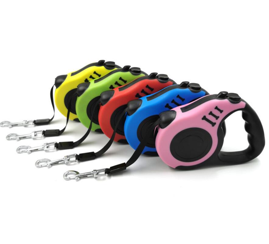 UPS Dog Collars Leashes factory nylon automatic retractable cat leash dog walking chain Pet Supplies Factory Z 8.21