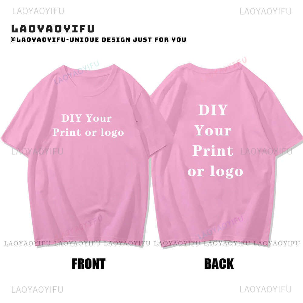 Customized 100%cotton Printed Short-sleev Tshirt Custom Your Like Photo or T-shirt Summer O-neck Comfort Unisex Tees Comft