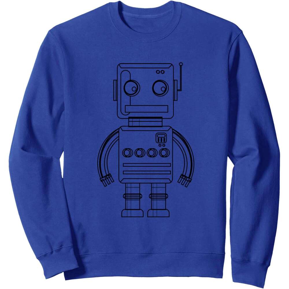 Long Sleeve Shirts for Men sweatshirt Robot Robotics Digital Technology Funny Gift Sweatshirt T shirt Tee Streetwear Casual tops clothes