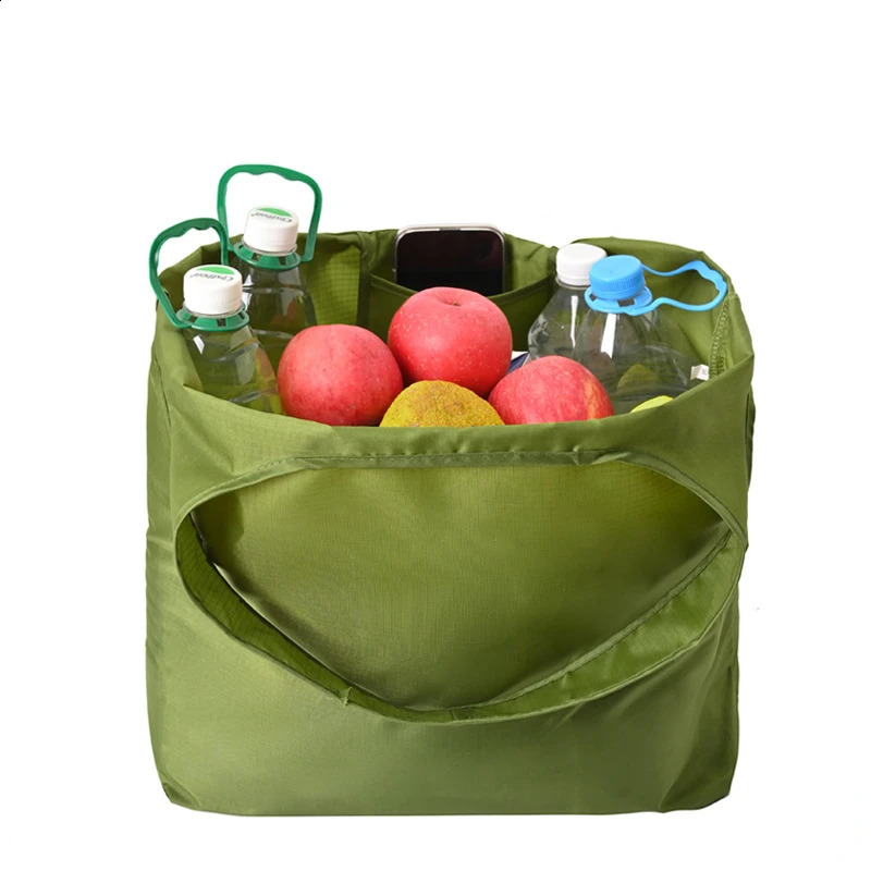 Foldable Shopping Bags Reusable Grocery Tote Bag Waterproof Oxford Cloth Handbags Large Capacity Shopper Pouch for Travel 240820ZYl