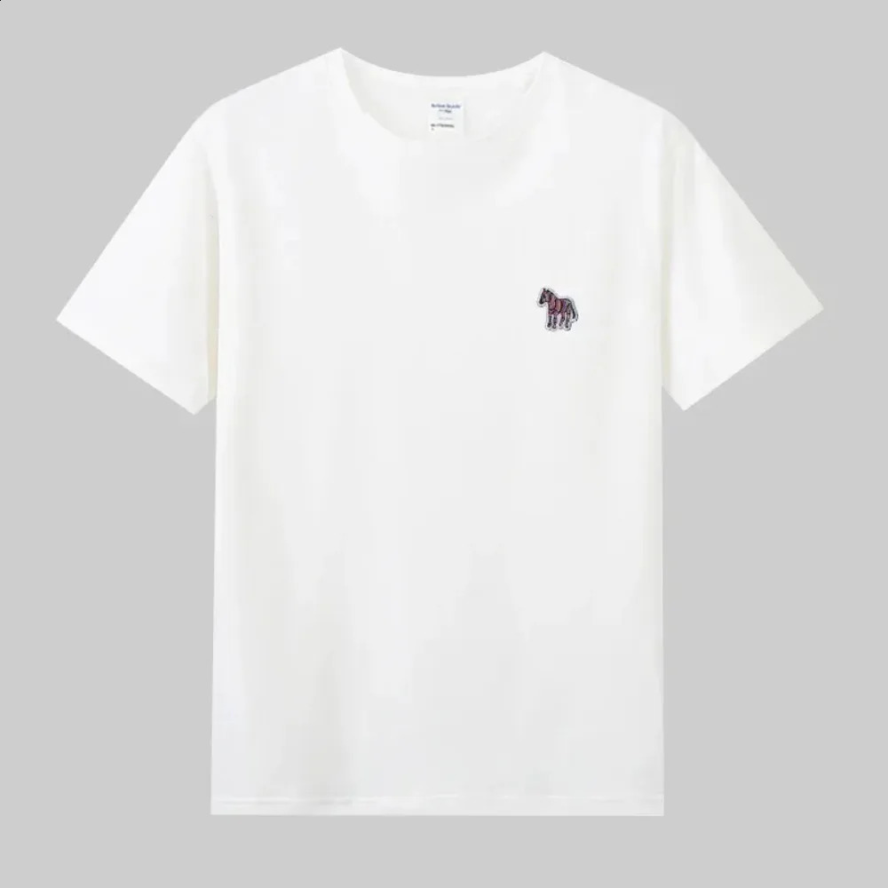 2024 s MenWomen Little Zebra Classic Embroidery Cotton Tshirt Summer Tees Mens Short Sleeve Casual Cozy Couple Tops 240820