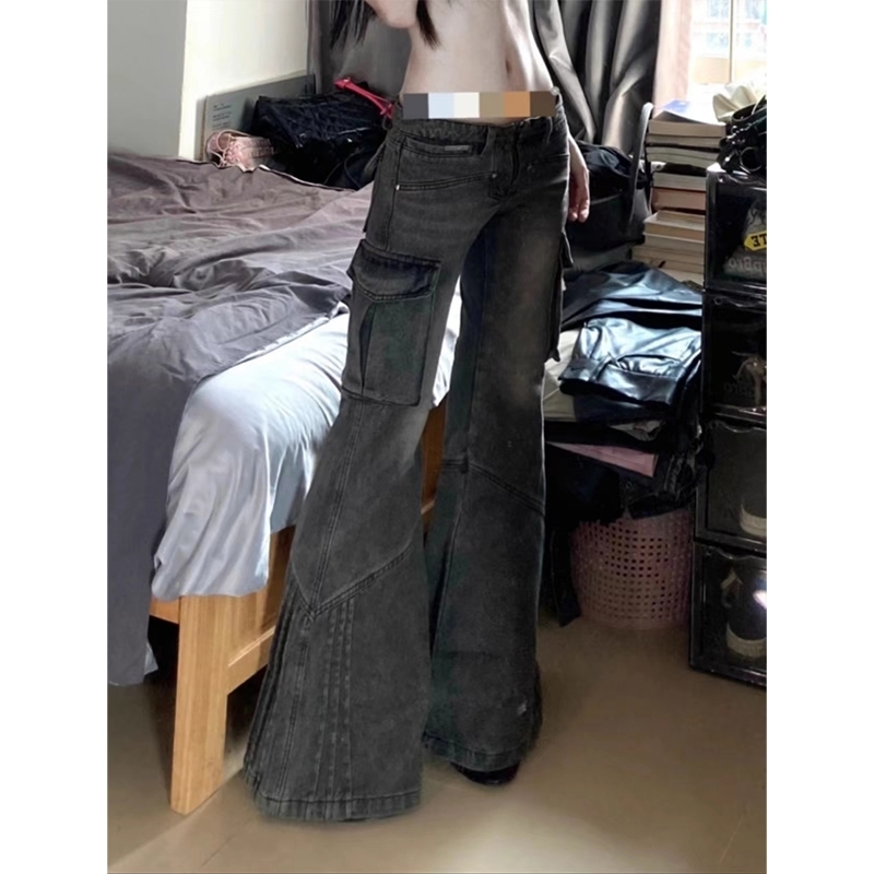 Women Baggy Cargo Jeans Vintage Y2k 90s Aesthetic Oversize Denim Trousers 2000s Harajuku High Waist Cowboy Pants Trashy Clothes Z260313