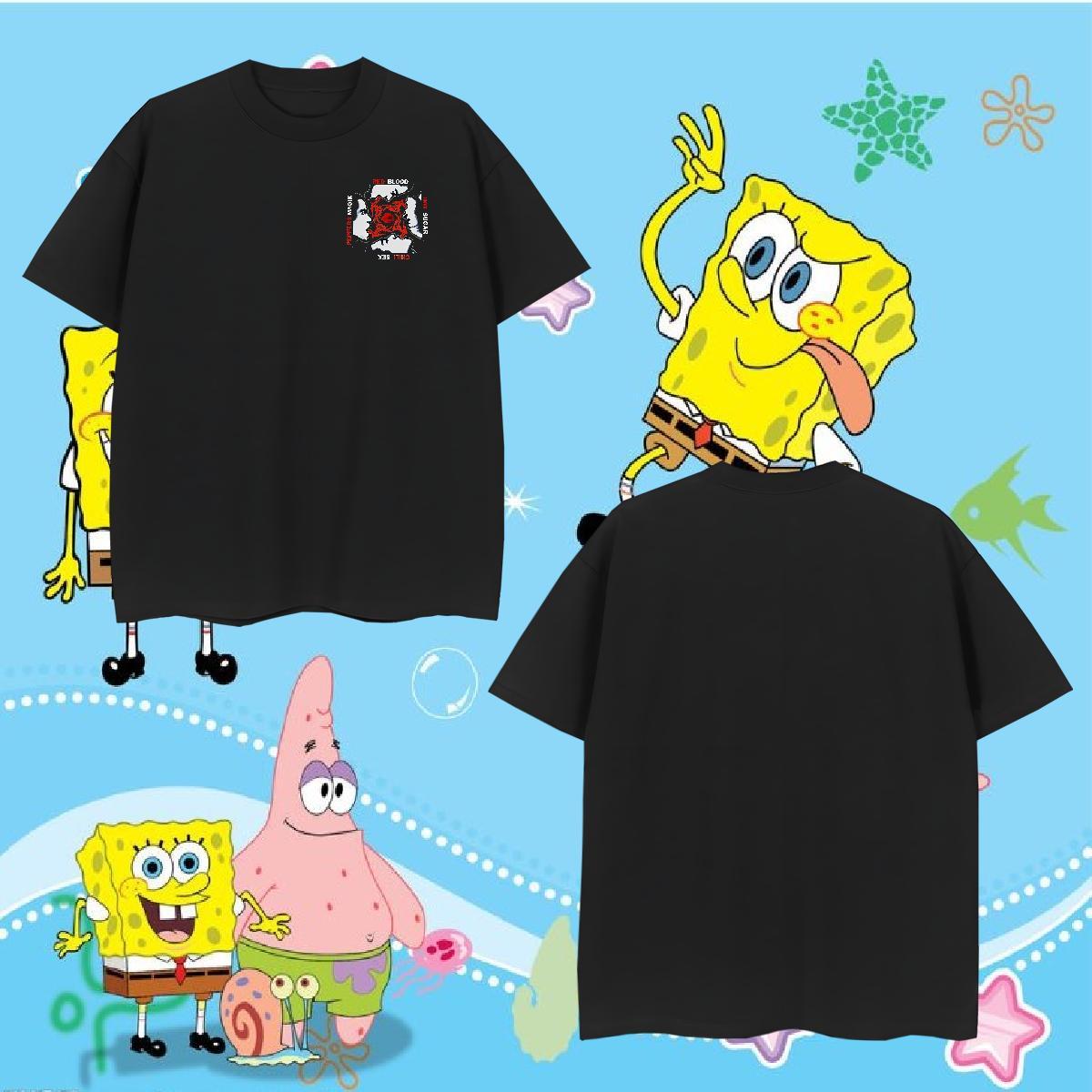 Designer Fashion scary Couples T Shirts 230g Cotton Mens T Shirts Oversized Casual Breathable Crew Neck Free Shipping Polos