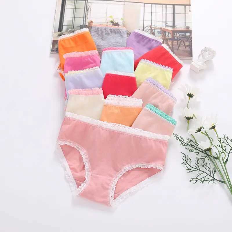 6pc Boys Girls Solid Underwear Baby Panties Briefs Kids Panties For Children 2-10Years Y240821