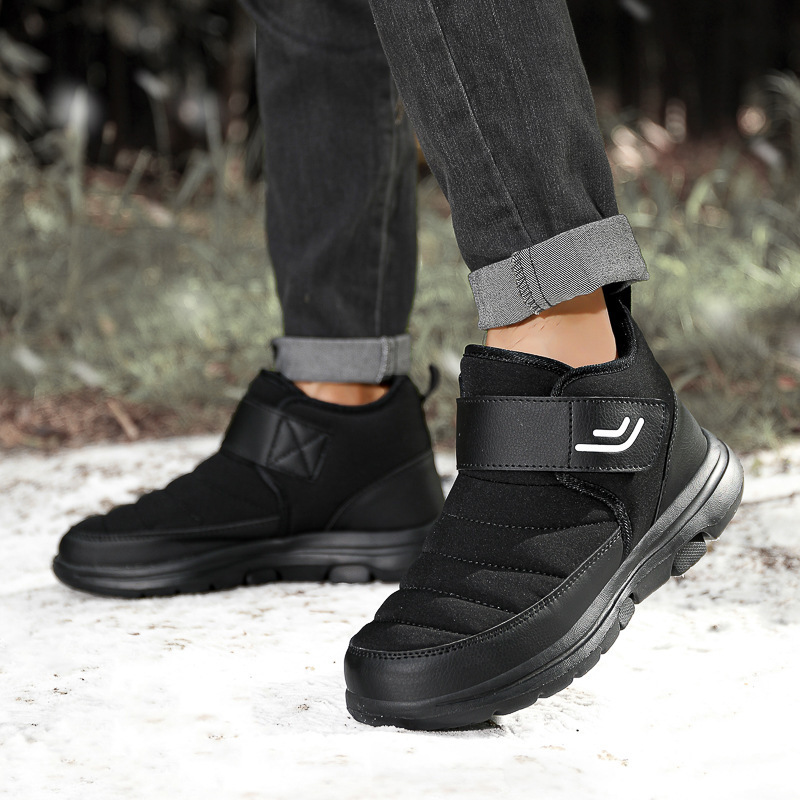 Ddmysports Outdoor New High Top Snow Boots Men Women In Winter With Thick Velvet Splash Slip And Anti Cold Suitable Couples Cotton Shoes For Casual We