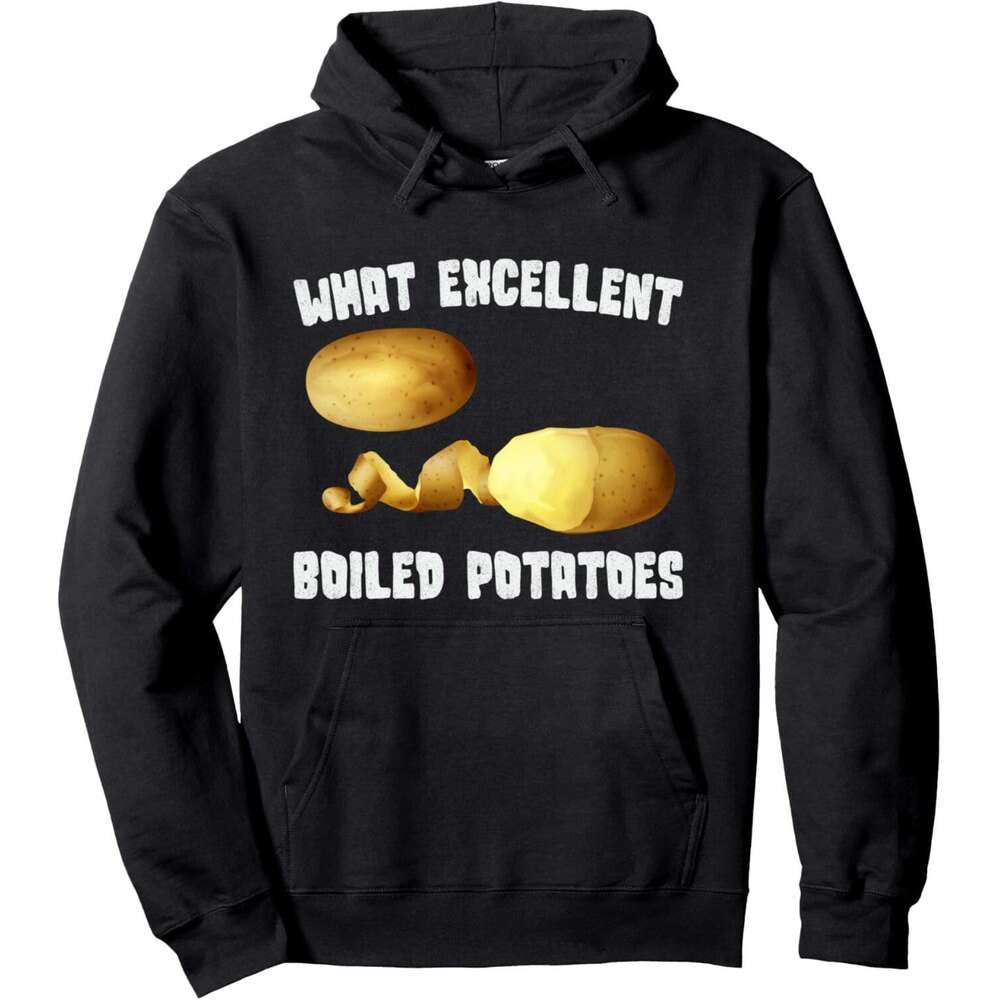 Hoodie for Mens Womens What Eent Boiled Potatoes Funny Potato Lover Pullover Hoodie Hoodies Sweatshirt pullover jacket Long sleeve