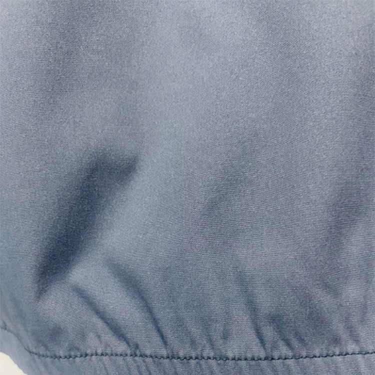 Deep Blue High-Neck Zipper Jacket for Outdoor Sports Fashion
