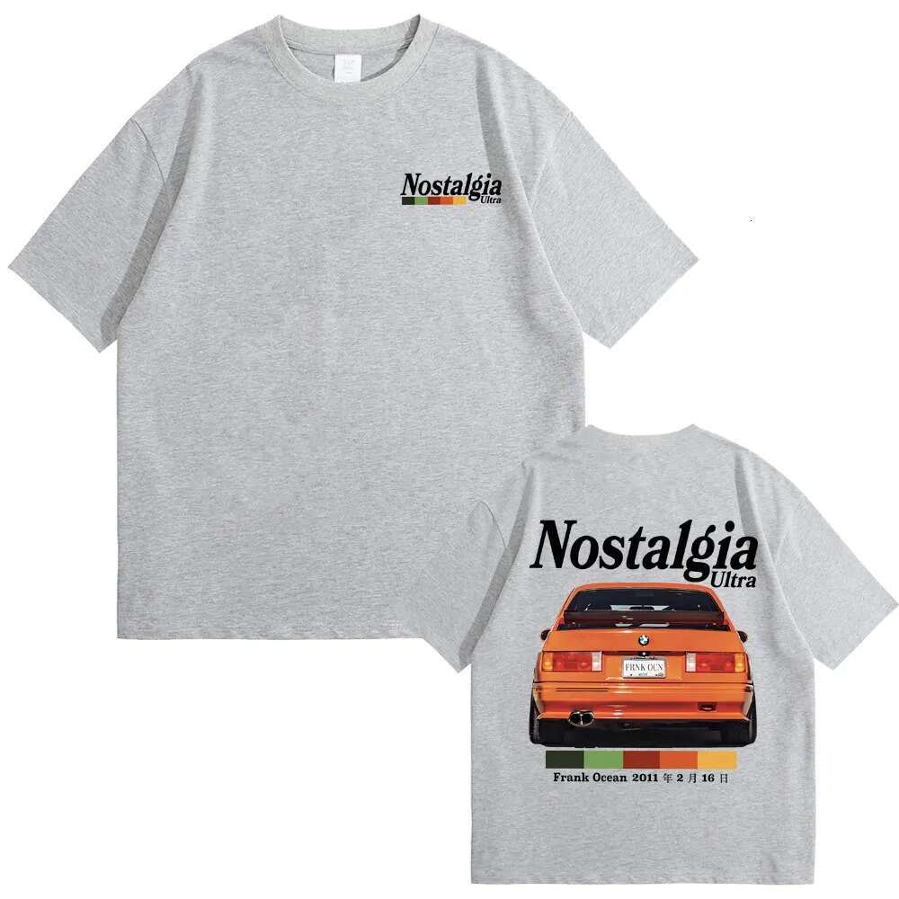 Frank Rapper Nostalgia Ultra Graphic Tshirt Ocean Vintage Oversized T-shirts Blond Hip Hop T Shirt Short Sleeve Men's Streetwear