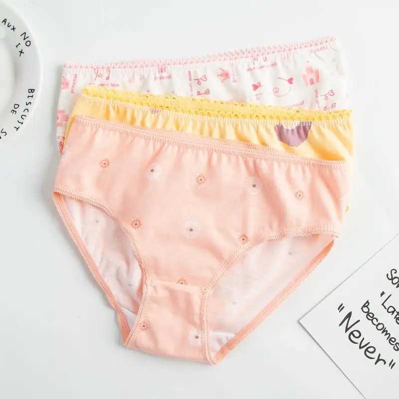 12pc/lot Girls Underwear Kids Panties Briefs Children Underpants 2-12Years Y240821