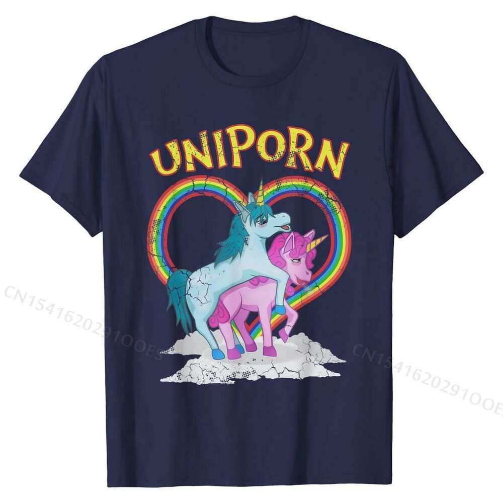 T-Shirt Unicorn Funny Quotes Humor Sayings Unicorns Gift Cotton Men T Shirts Unique Tops & Tees Fitted Casual s ops ees