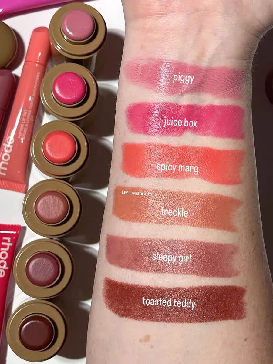 High Quality Pocket 5.3g Face Cheek Makeup Long Lasting Blush Stick Beauty Cosmetics 6 Color Piggy Freckle Toasted Teddy Sleep Girl Juice Box Fast Del