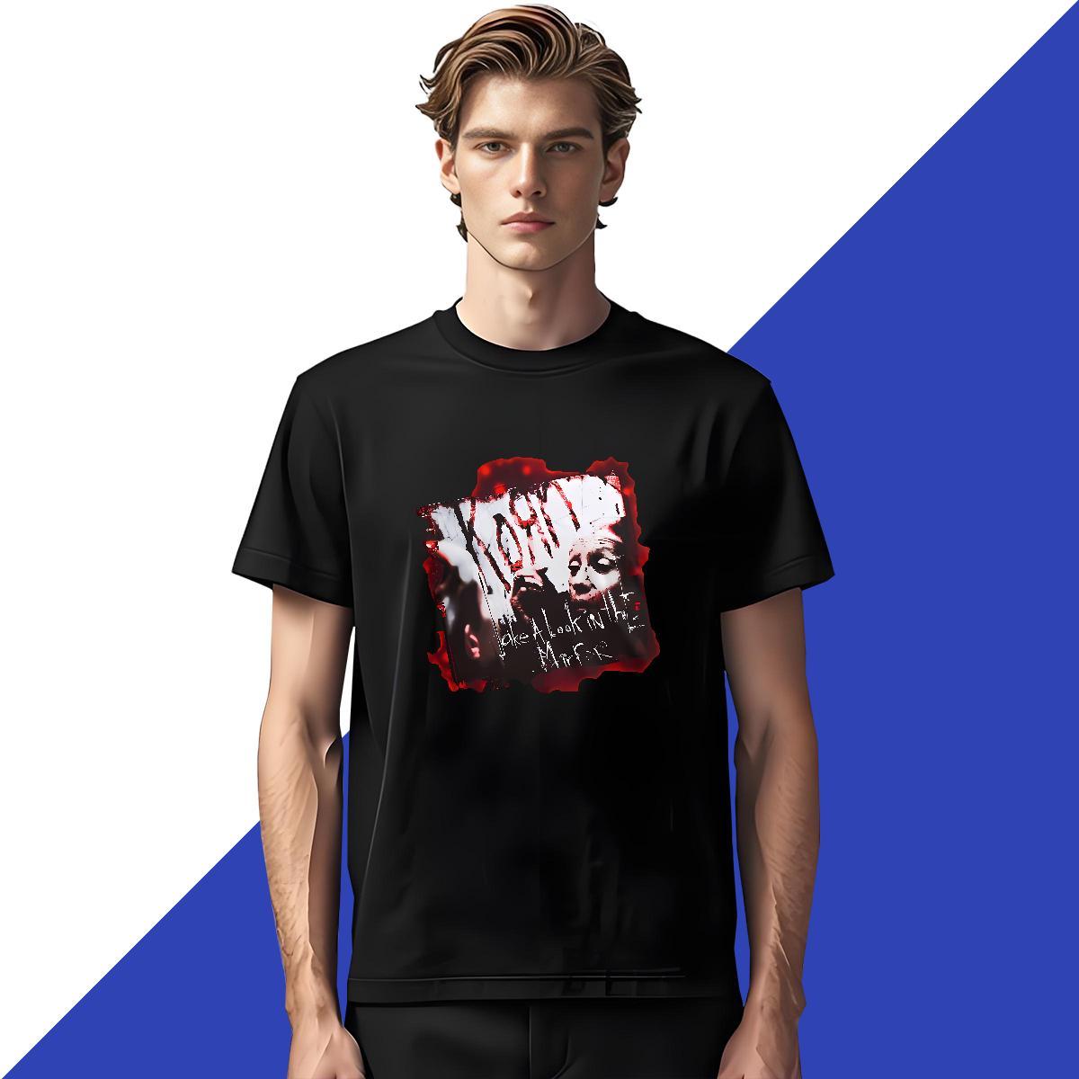 Free Shipping scary Men Tshirts 230g 100% Cotton T shirt Oversized 3XL 4XL Street wear Hip Hop O Neck Short Sleeves Comfortable Tees Shirts