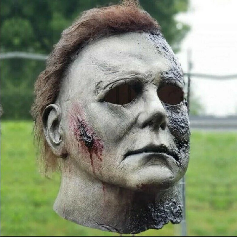 Michael Myers Mask 1978 Halloween Movie Latex Mask Real Horror Mask Horror Role Playing Mask Costume Party Mask 240813
