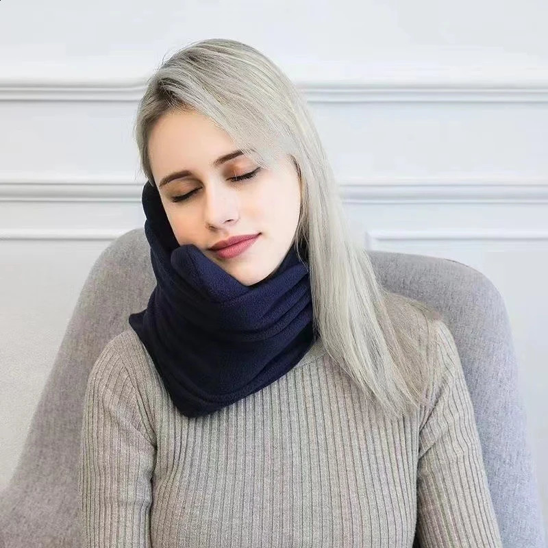 Memory Foam Neck Support Travel Pillow Washable Cushion Sleeping For Planes Trains And 240820