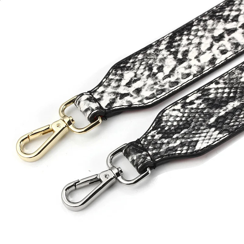 95cm DIY snake shaped printed tape can replace PU leather handle multicolor accessories suitable for womens wide shoulder bag 240820