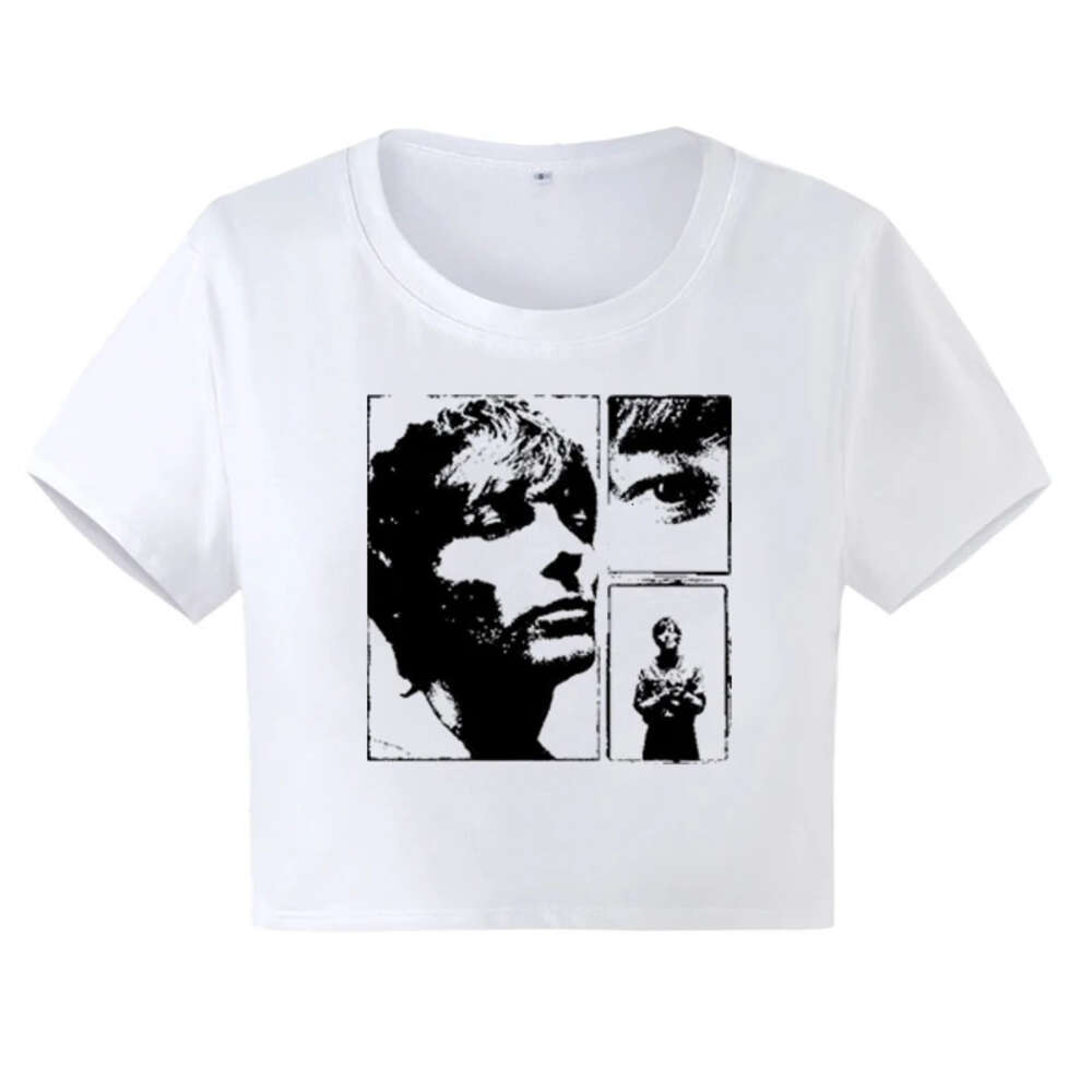 Printed Art Cropped Tops Women Y2k Clothes Gothic Vintage Girls T Shirts 2000s Grunge Tshirt Streetwear Dropshipping shirt