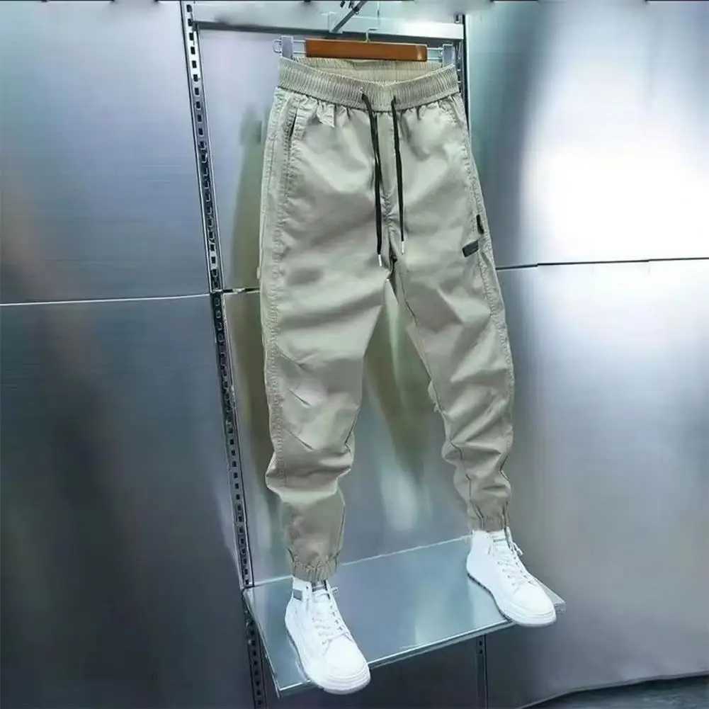 2023 high-quality harem pants mens cargo pants loose multi pocket military pants mens jogging pants size 5XL 6XL W250318