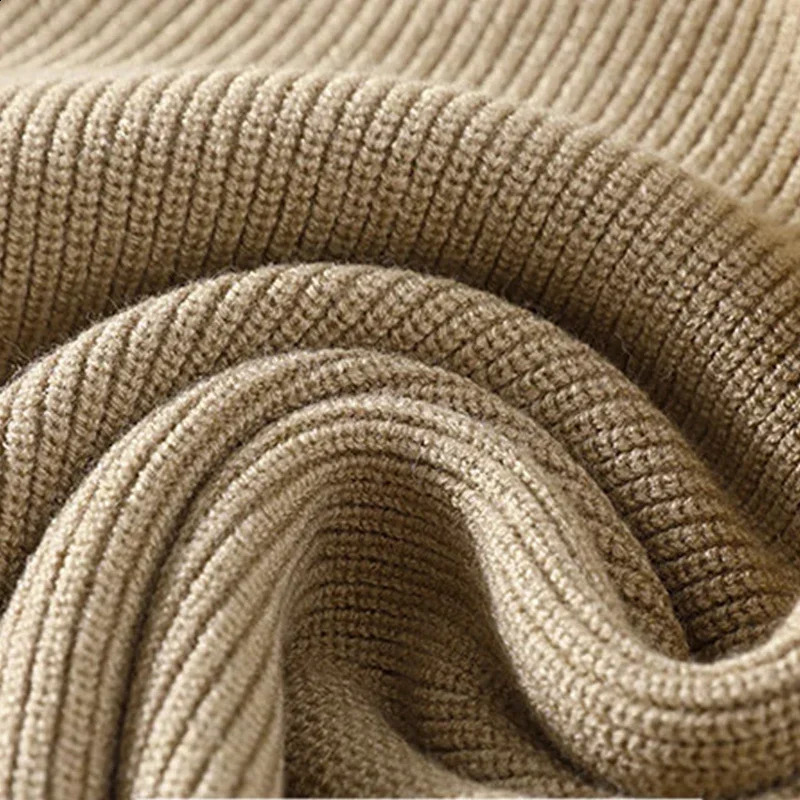 Autumn and Winter Fashion Mens Color Block Pullover Round Neck Sweater 240821