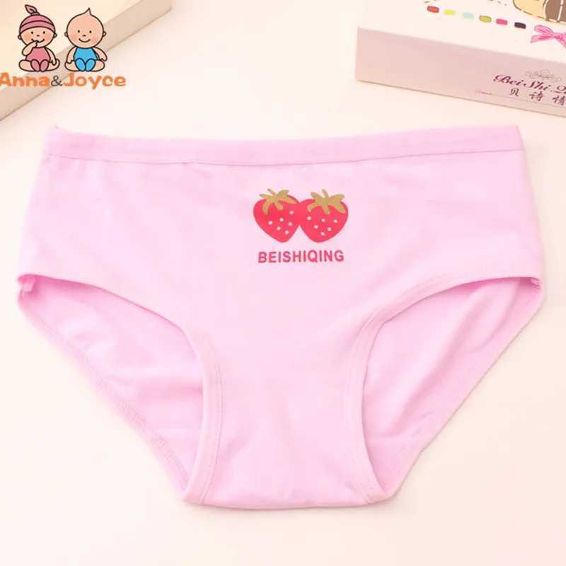 4pc/Lot Girl Triangle Underwear Pure Cotton Baby Briefs Underpant Soft Baby Underwear Shorts Suit 2-10 Years Y240821