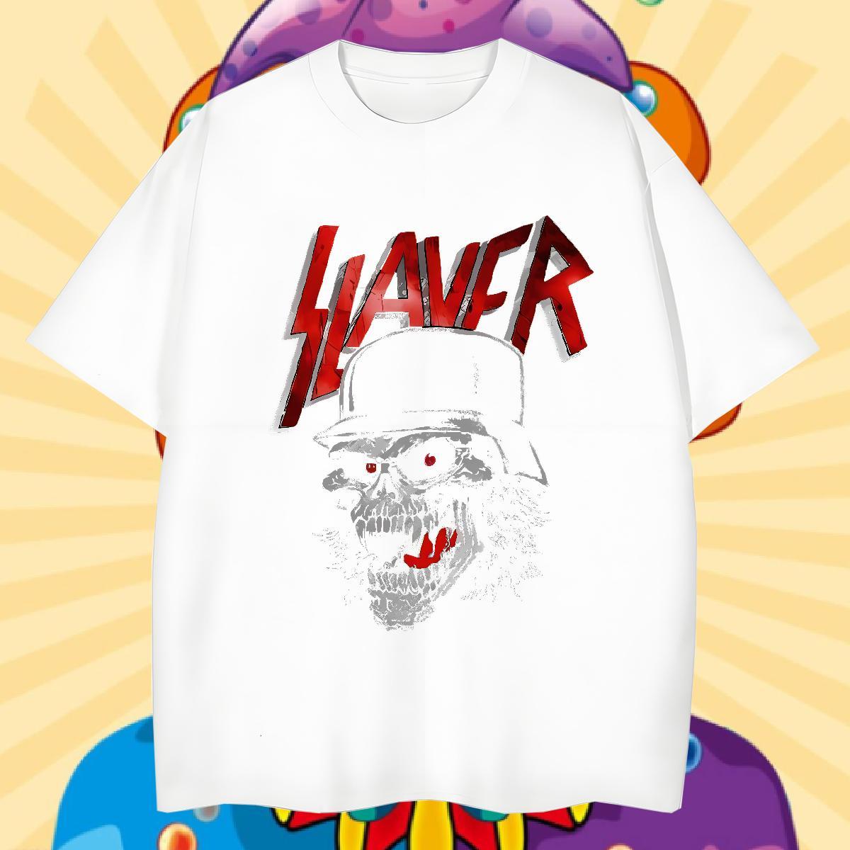 Classic Casual scary Men Tshirts 230g 100% Cotton T Shirt For Man Custom Print Plus Size Casual Daily Wear Breathable Short Sleeve TOP Quality Tops Te