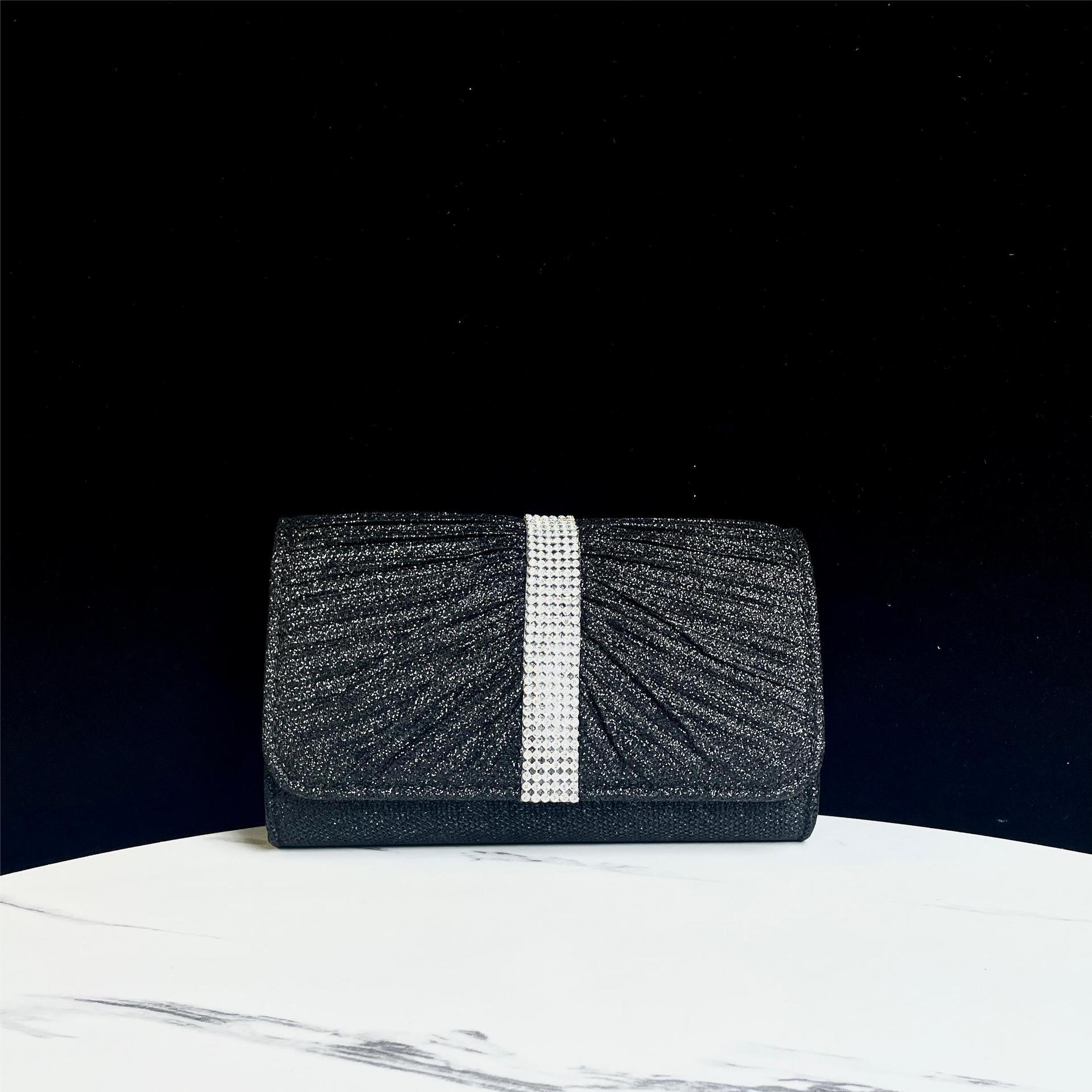 2025S Fashion Designer New dinner paired with cheongsam socialite dress bag, dia studded handbag, diagonal cross