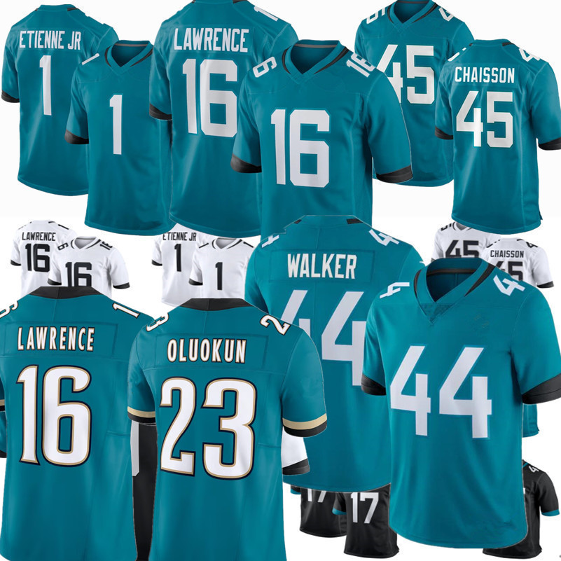 Mac Jones Trevor Lawrence Travon Walker Christian Kirk Devin Lloyd Foyesade Oluokun Travis Etienne JR Gabe Davis Brian Thomas Jr Josh Hines-Allen Football Jerseys