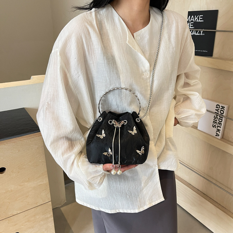 Designer Bag Mini Tote Bag Handbag Bucket Bag Womens Top Quality Chain Handle Purse Clutch Bag Fashion Bowknot Wallet Luxury Mini Bags Import String B