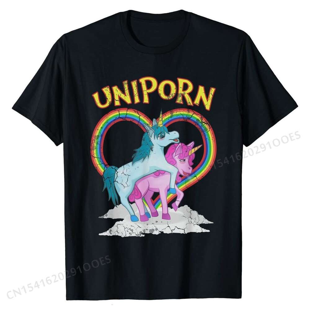 T-Shirt Unicorn Funny Quotes Humor Sayings Unicorns Gift Cotton Men T Shirts Unique Tops & Tees Fitted Casual s ops ees