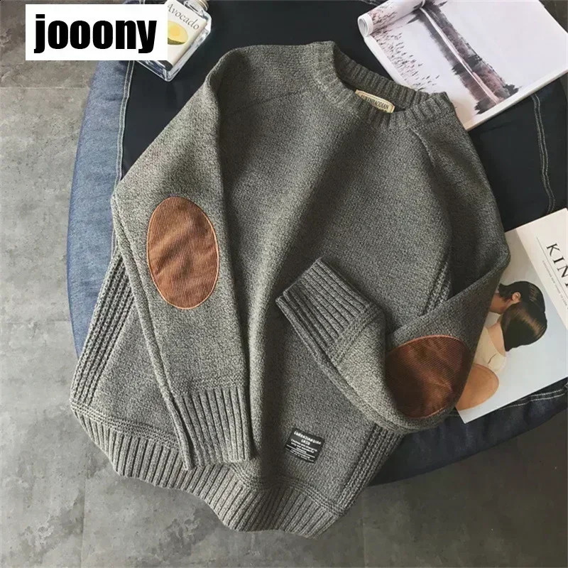 Sweaters men Winter style thick warm sweater men youth O-neck sweaters autumn Mens wool pullovers men clothing 240821