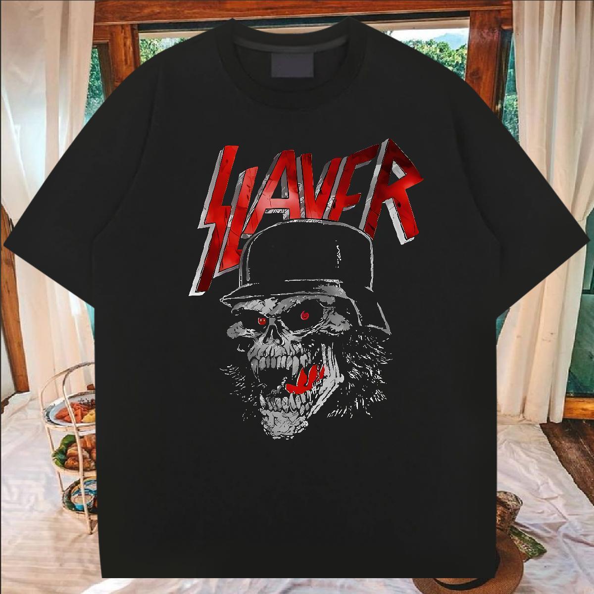 Free Shipping skull Men Clothes T-Shirt 100% Cotton 230g Mens T Shirts DIY Casual Daily Wear Breathable Short Sleeve Loose Tops Tees