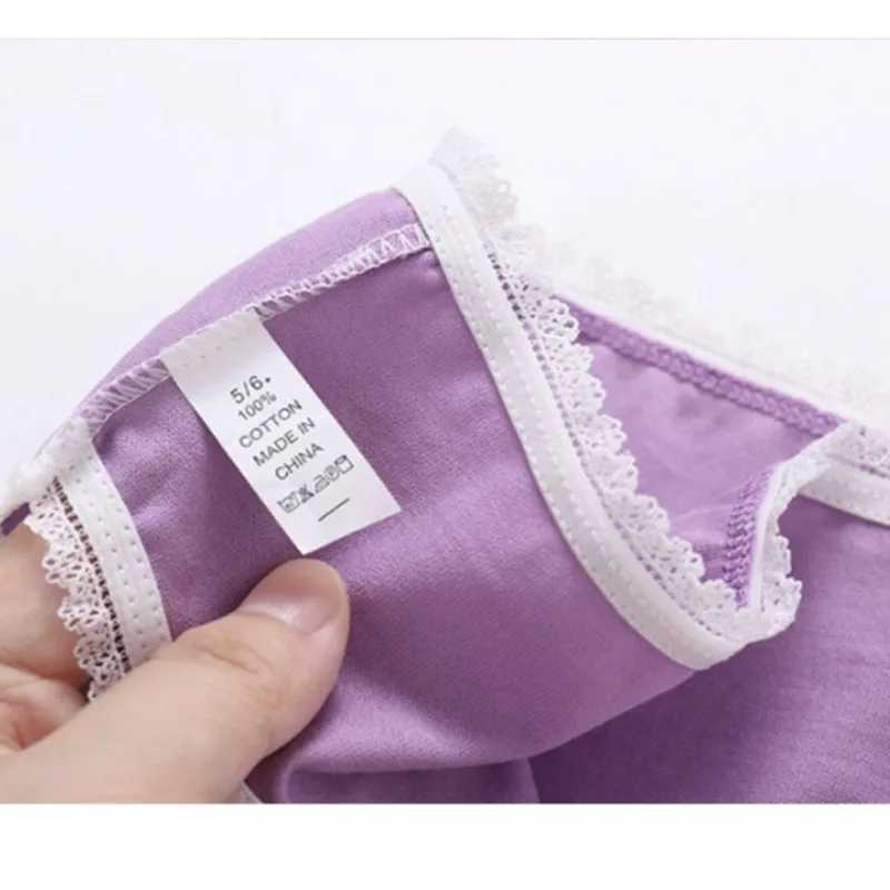 6Pcs/Lot Girls Cotton Underwear Kids Briefs Panties Baby Children Underpants 1-12Years Y240821