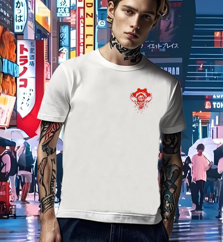 2024 scary Tshirt for Man Woman 230g 100% Cotton Men T Shirts Oversized 4XL Spring Summer Crew Neck Breathable Loose Fit Clothings