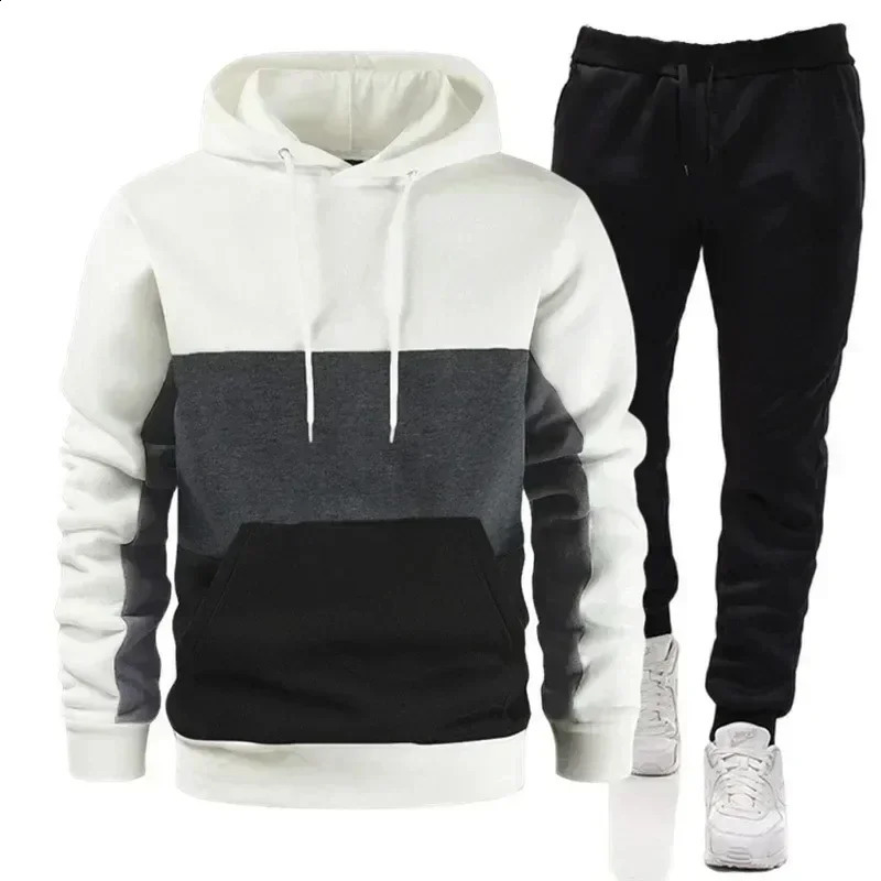 Mens Sweatshirt or Pants Casual Sportswear Patch High Quality 2 Pieces 240821