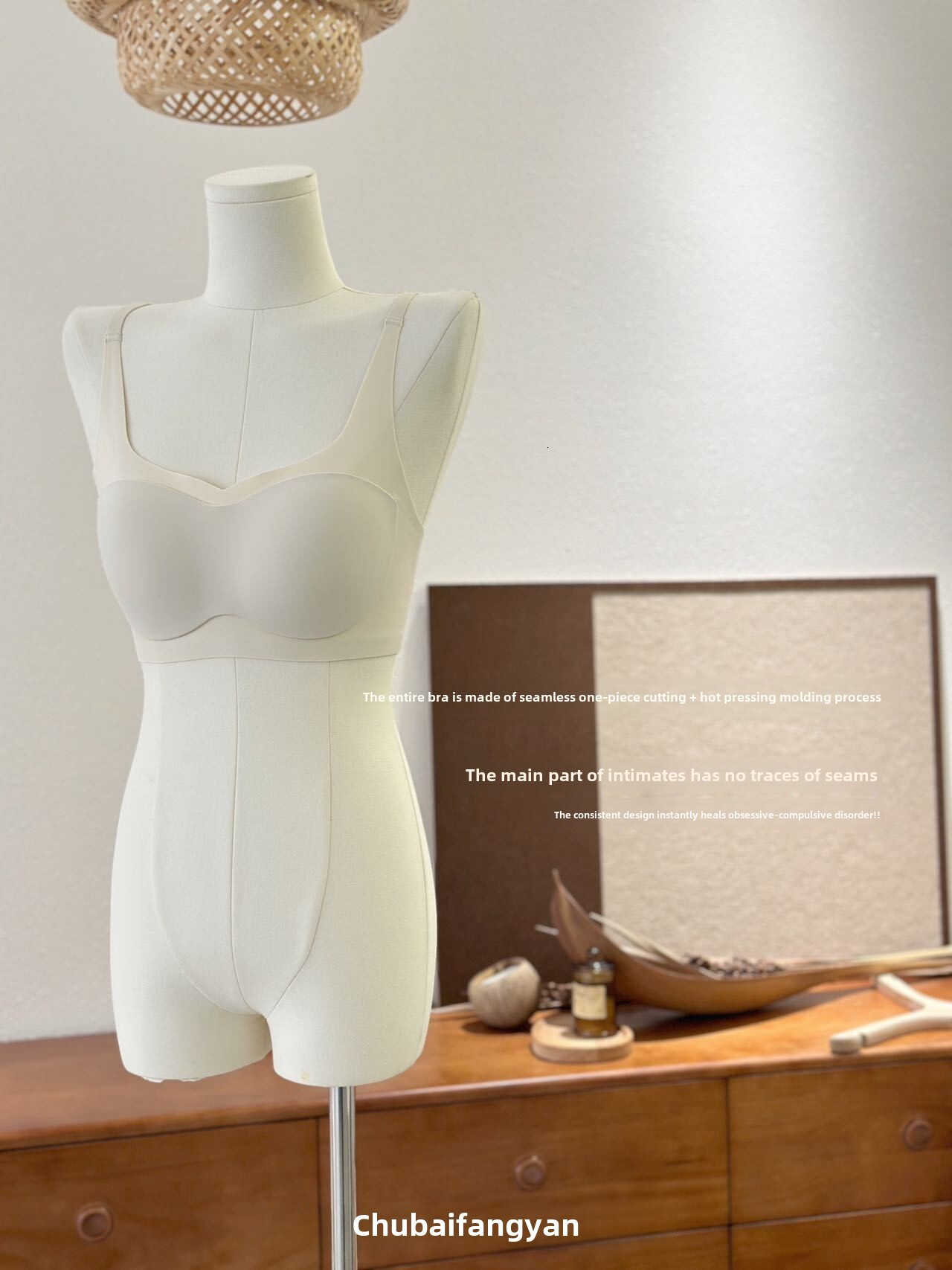 Black technology air layer integrated cup latex underwear for women in summer, thin design, large chest, small, steel ring, no trace, text bra dongdum